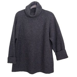 NWOT Mark Shale Wool n Silk Turtleneck Made in Hong Kong